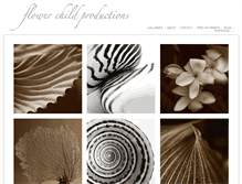Tablet Screenshot of flowerchildproductions.com